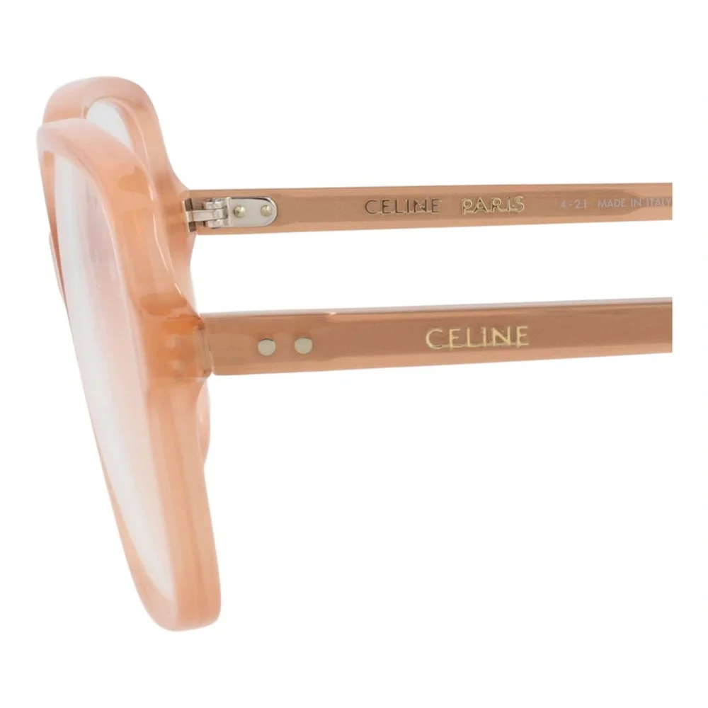 CELINE CL500761 074 SQUARE EYEGLASS FRAMES PINK/BLUSH  NEW